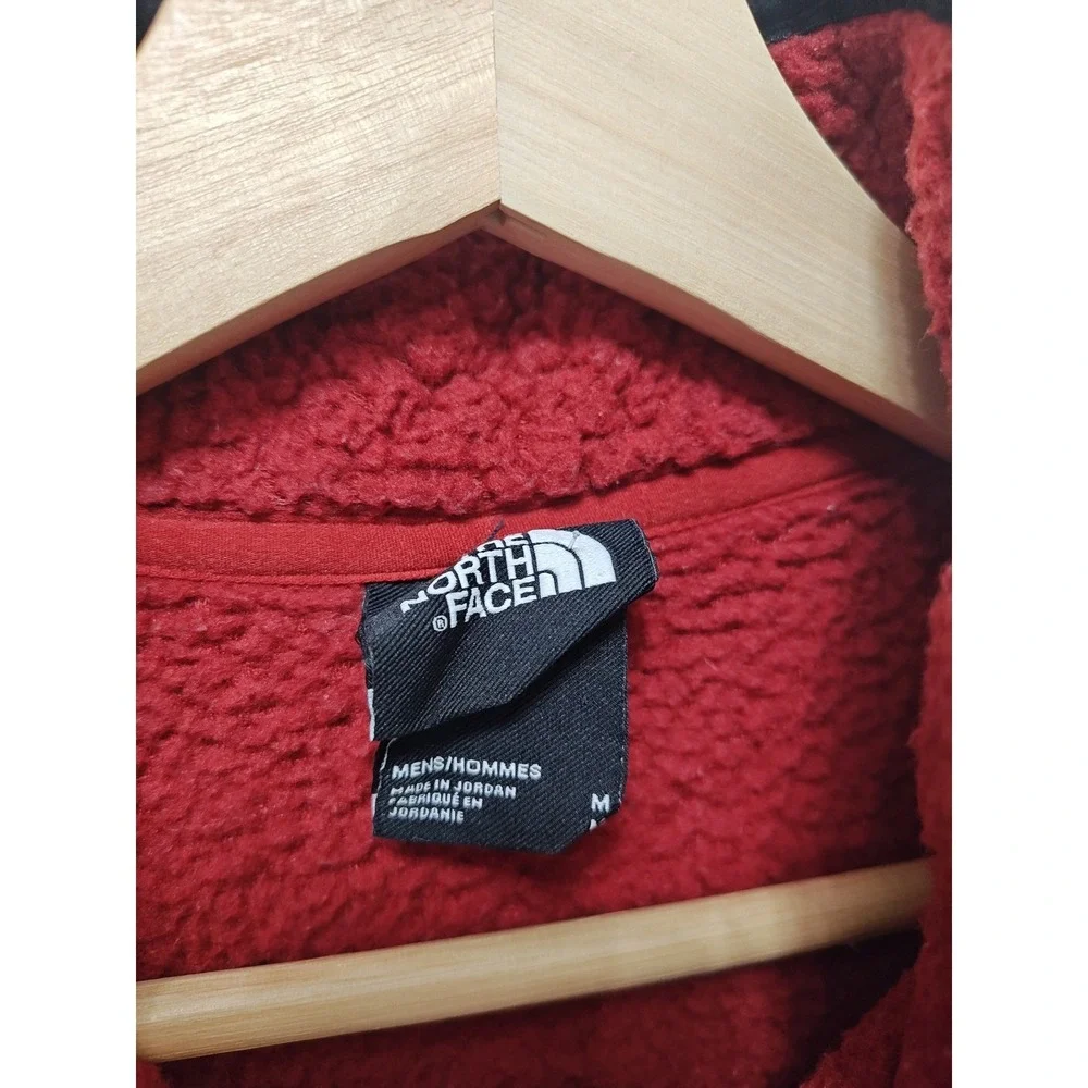 The North Face Dunraven Sherpa Full Zip Jacket‎ NF0A3YRM Mid weight Red Maroon M